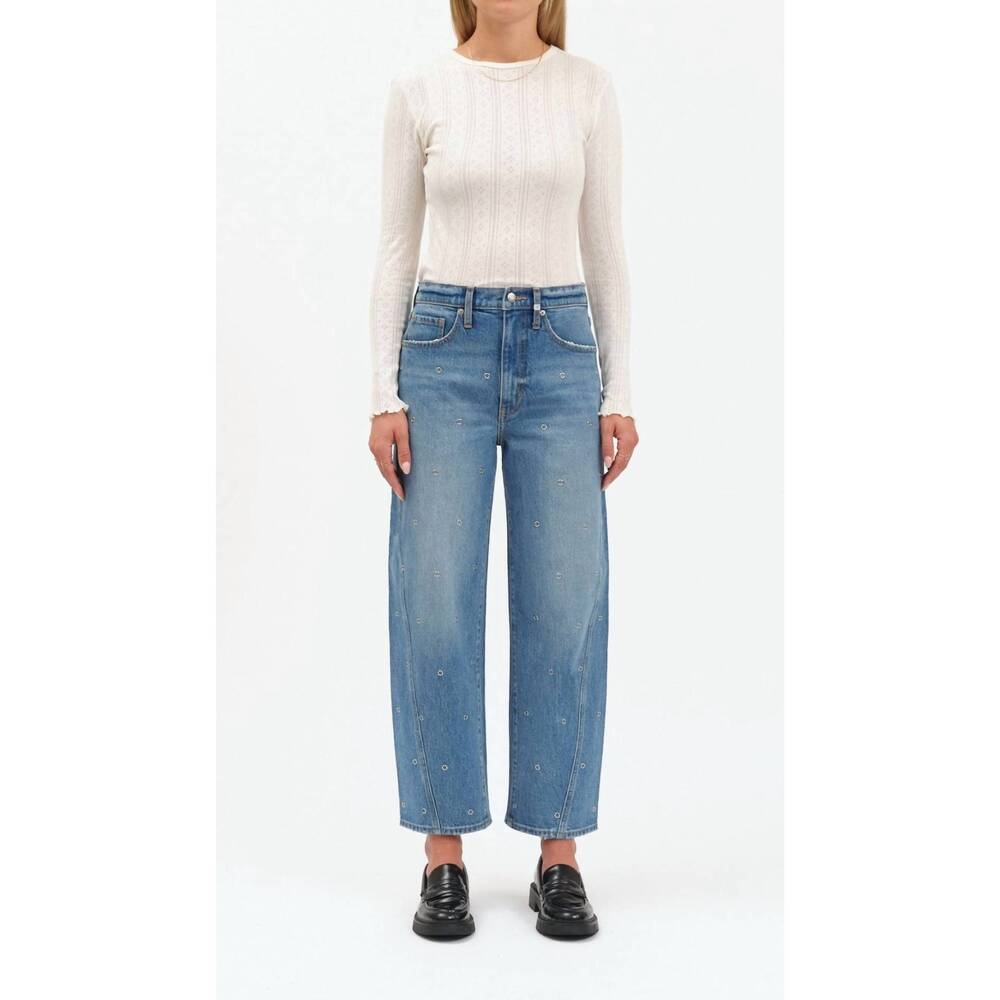 NEW DAZE westward barrel jeans in nailed it